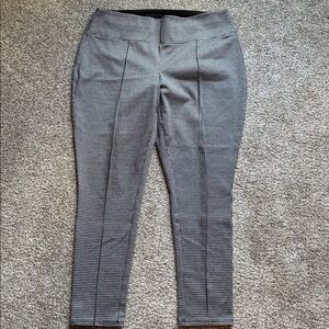 Apt. 9 Gray Textured Skinny Pants